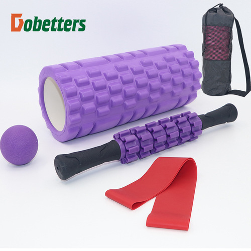 33cm classic wolf-shaped yoga column massage stick fascial ball set hollow foam shaft Pilates yoga shaft