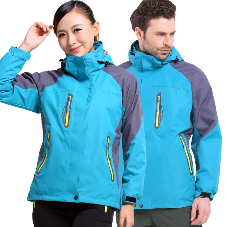 Куртки для мужчин и женщин, уличная рабочая одежда, комплект из двух предметов, бархатная утолщенная осенне-зимняя верхняя одежда «три в одном», куртки