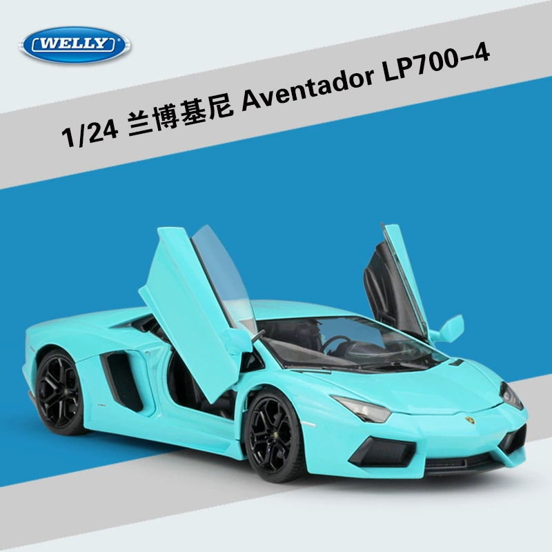 Welly1: 24Huracan LP610-4 спортивная модель автомобиля из сплава, готовая игрушка-муляж