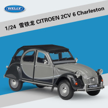 WELLY威利1:24 雪铁龙 2CV 6 Charleston老爷车仿真合金汽车模型