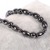 Fashionable black accessory, magnetic ankle bracelet suitable for men and women, European style