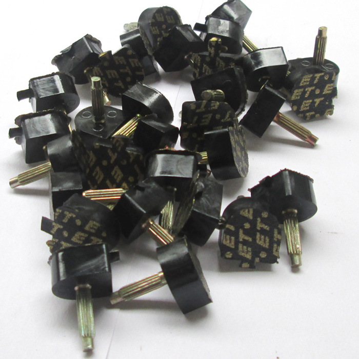 Suministro ET talón al por mayor de tacón alto de goma de fondo material del zapato accesorios del talón material de reparación del zapato talón uñas Super resistente al desgaste