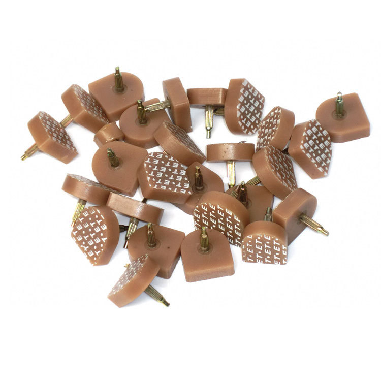 Suministro ET talón al por mayor de tacón alto de goma de fondo material del zapato accesorios del talón material de reparación del zapato talón uñas Super resistente al desgaste