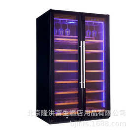 恒温柜 红酒木纹展示柜 HM368SC双门单温柜 恒温恒湿冷藏柜