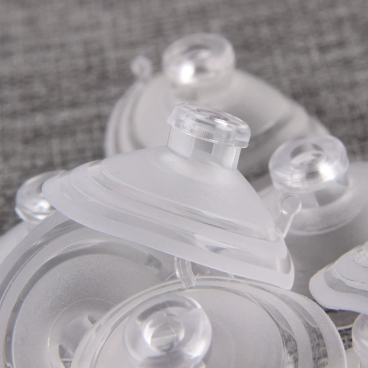 Прозрачные украшения PVC, мощная флористика, 4 см, оптовая продажа, клипсы включены