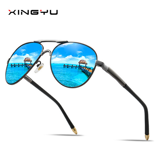 New Men's Polarized Sunglasses Classic Large Frame Sunglasses Cycling Sunglasses Wholesale 8503