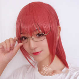 小 lin 家的龙女仆 妹抖龙 小lin 细马尾 cosplay假发 厂家批发