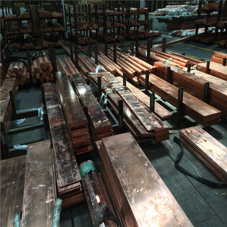 5*50 6*60 8*80镀锡紫铜排 U型铜排导电紫铜排 高铁专用接地铜排