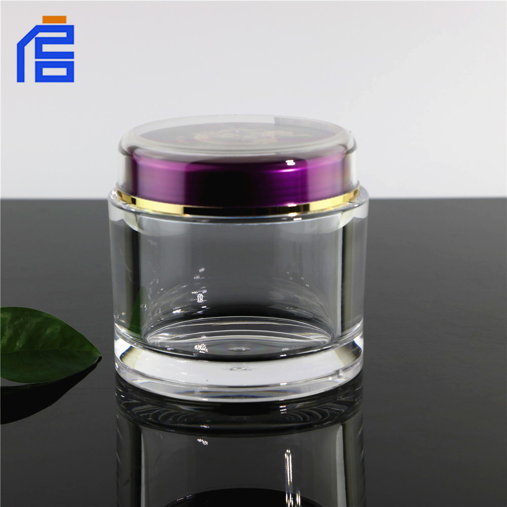 厂家批量加工胶囊亚克力瓶 200克老圆透明保健品瓶 塑料保健品瓶