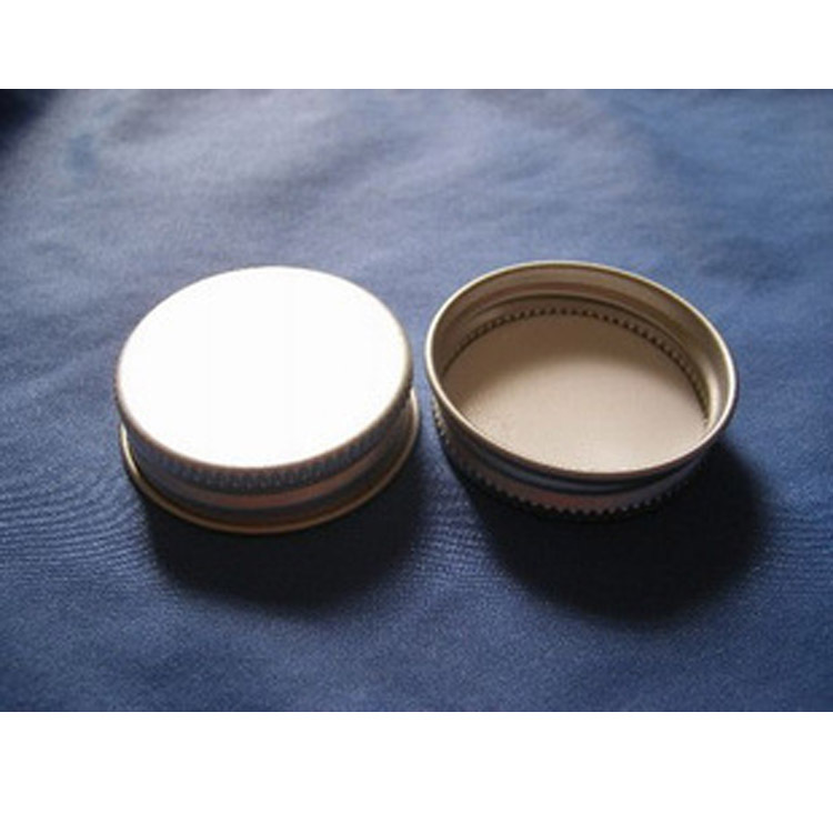 广东可加log包装铝盖 金属63mm铝盖 化妆品产品金属63mm铝盖