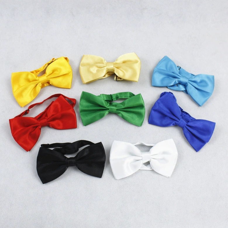 Мужской однотонный Свадебный галстук-бабочка для взрослых джентльмен деловой корейский монохромный бант атласный простой маленький галстук-бабочка