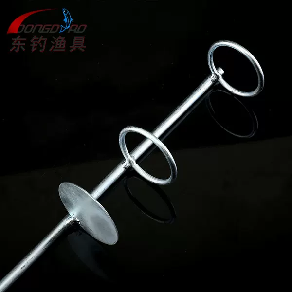 Double-ring simple double-ring sea pole bracket simple bracket flap fishing rod bracket table fishing rod bracket