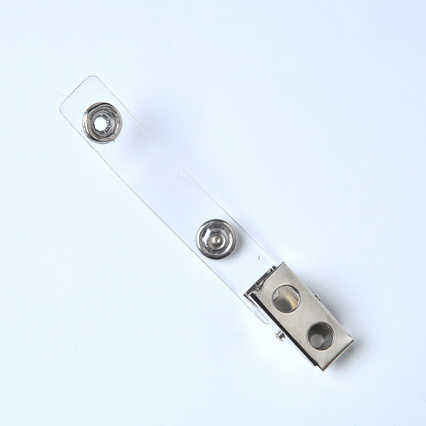 Single -hole dual -hole transparent strap metal badge folder card…