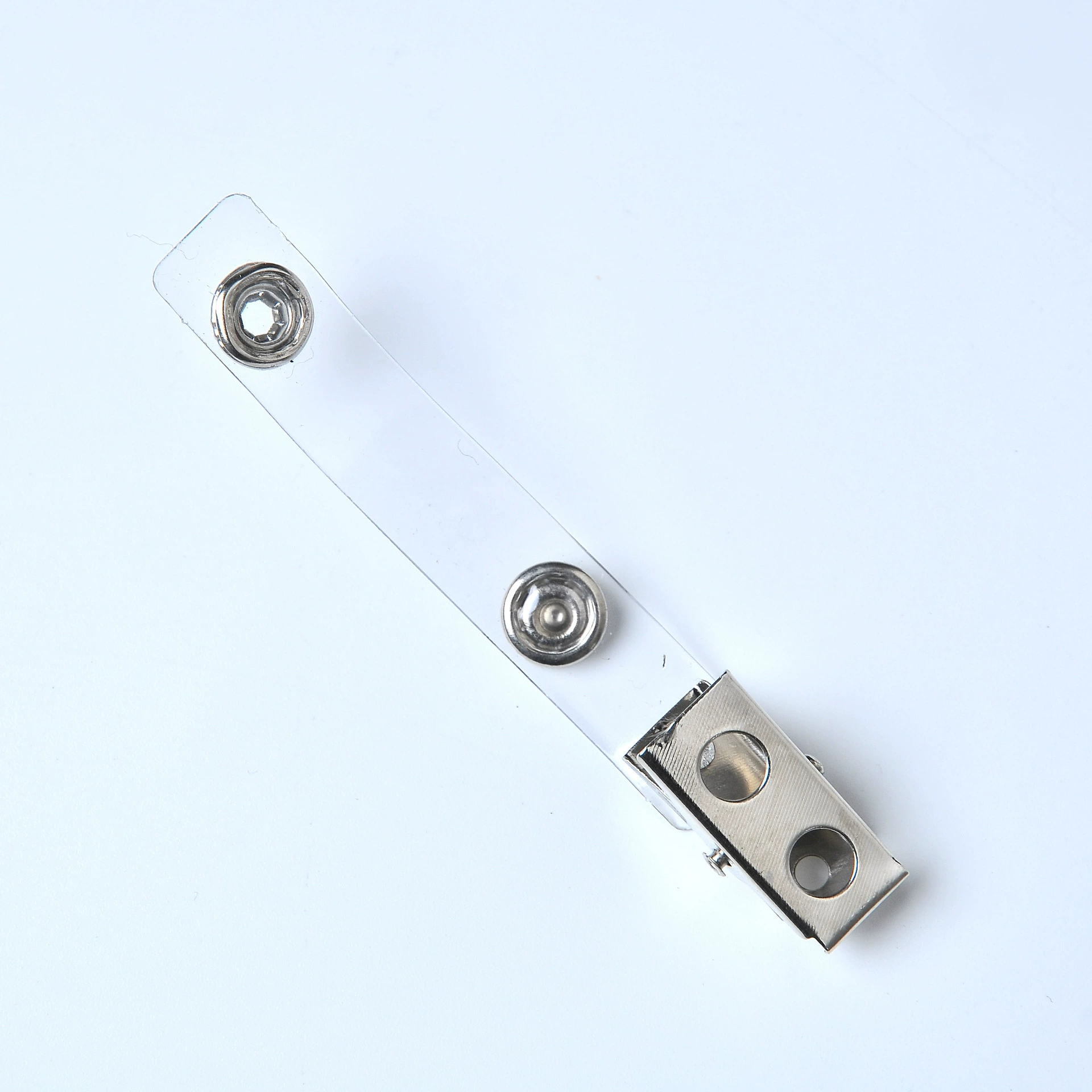 Одно отверстие Двойное отверстие прозрачный ремешок металлический значок зажим Сертификат зажим Зажим на груди Заводская Марка зажим 2-отверстие 4-отверстие Утюг зажим