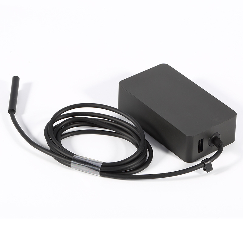 Adaptador de Corriente para Microsoft Surface Pro 6, Cargador Portátil, Carga Directa