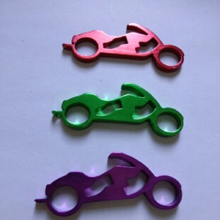 in stock supply creative sports car aluminum beer bottle opener keychain