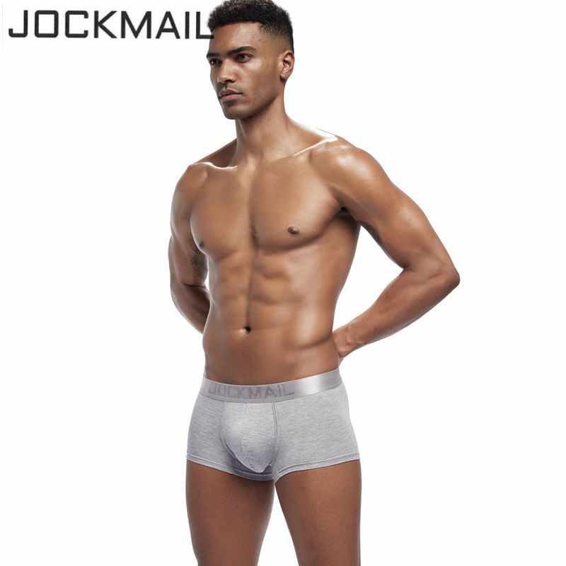 JOCKMAIL calzoncillos de boxeador de los hombres cintura baja modal transpirable calzoncillos de boxeador Comercio exterior al por mayor caliente