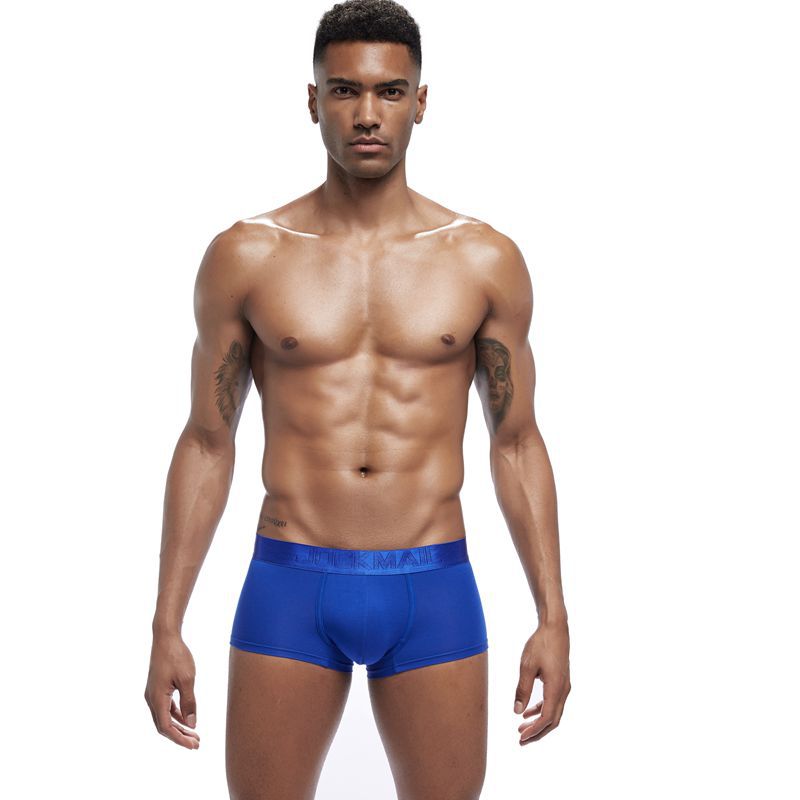 JOCKMAIL calzoncillos de boxeador de los hombres cintura baja modal transpirable calzoncillos de boxeador Comercio exterior al por mayor caliente