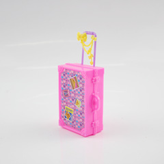 巴比娃娃配件小凱莉拉箱旅行過家家玩具配件娃娃配飾廠家直供跨境