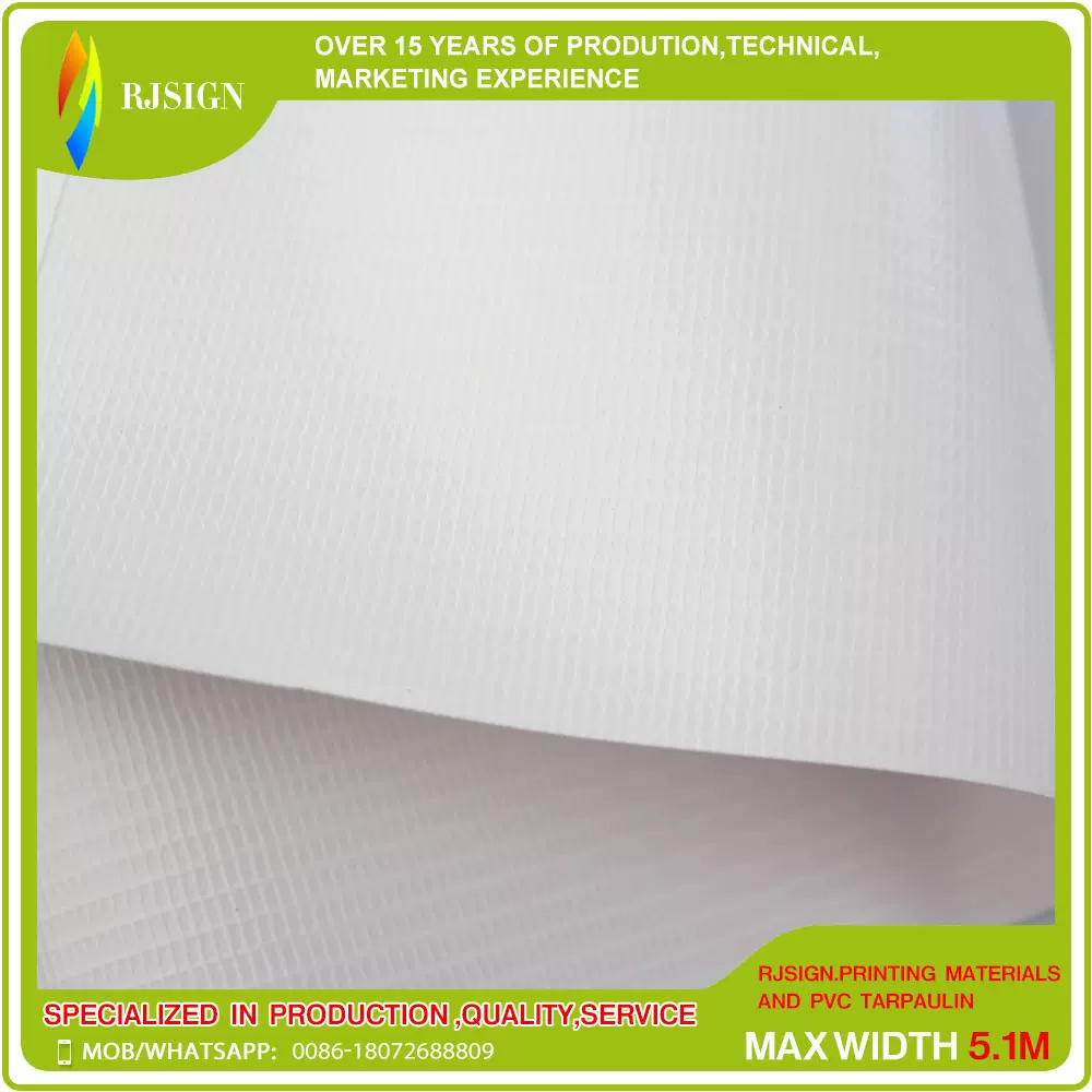 厂家批发定 制 热贴外光灯箱布 520灯布 喷绘写真 广告布