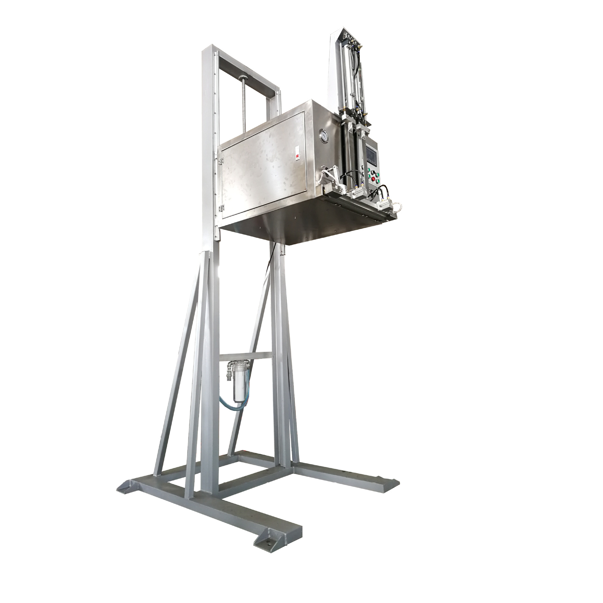 600型全不锈钢 锂电池吨袋真空包装机 非标产品可搭配流水线使用