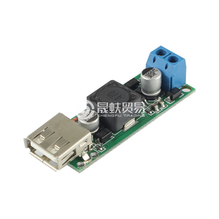 直流6V-35V转5V3A单USB降压模块 车载太阳能稳压手机充电电源模块