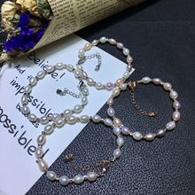 诸暨源头厂家旅游纪念品时尚简约淡水珍珠手链 多色可选 地摊货源