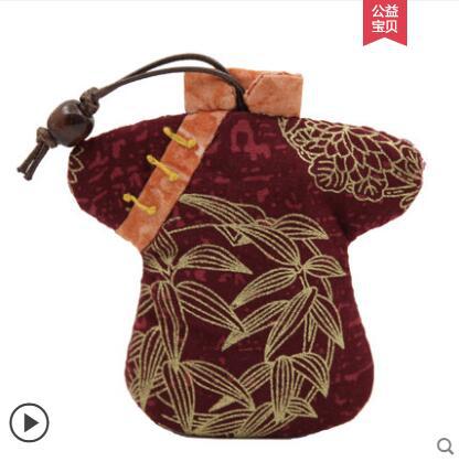 Bordado hecho a mano DIY bolsa de tela bolsa de material bolsa de patchwork cheongsam de producción creativa de suministro transfronterizo