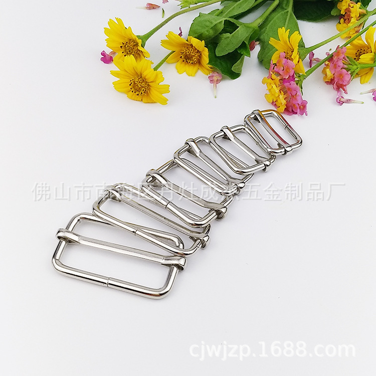 金属服饰箱包活动调节拉心扣 箱包皮带手袋五金配件