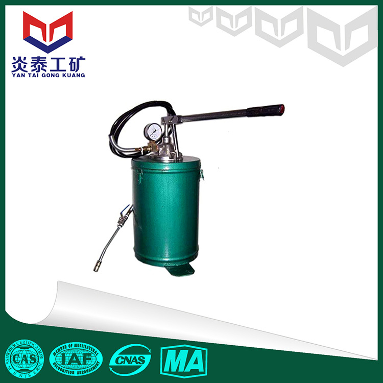 炎泰生便携式手动注浆泵 操作方便的注浆泵