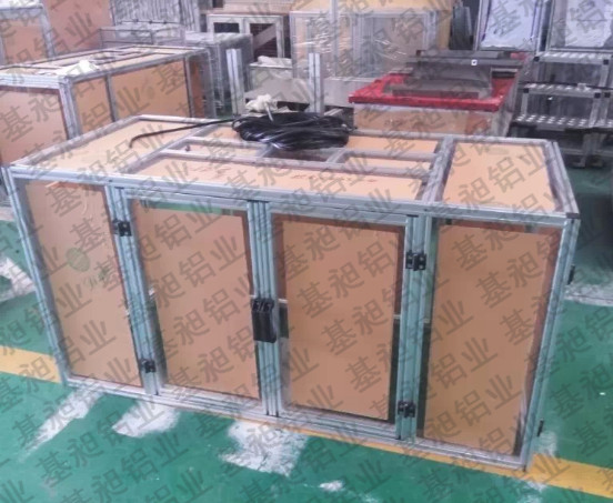 铝型材框架 铝型材架子 铝型材围栏 铝型材工作台 铝型材罩子