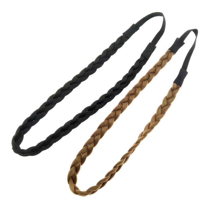 A2412 peluca Twist trenza banda de pelo 20 accesorios para el cabello cuerda de pelo anillo de pelo tocado Yiwu 2 yuanes tienda