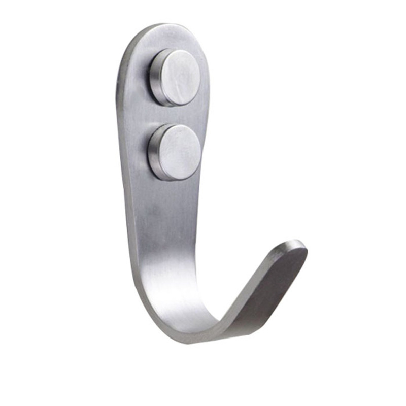 Gancho de ropa de acero inoxidable gancho único gancho de ropa sólida gancho familiar Hotel cocina baño colgando gancho de ropa