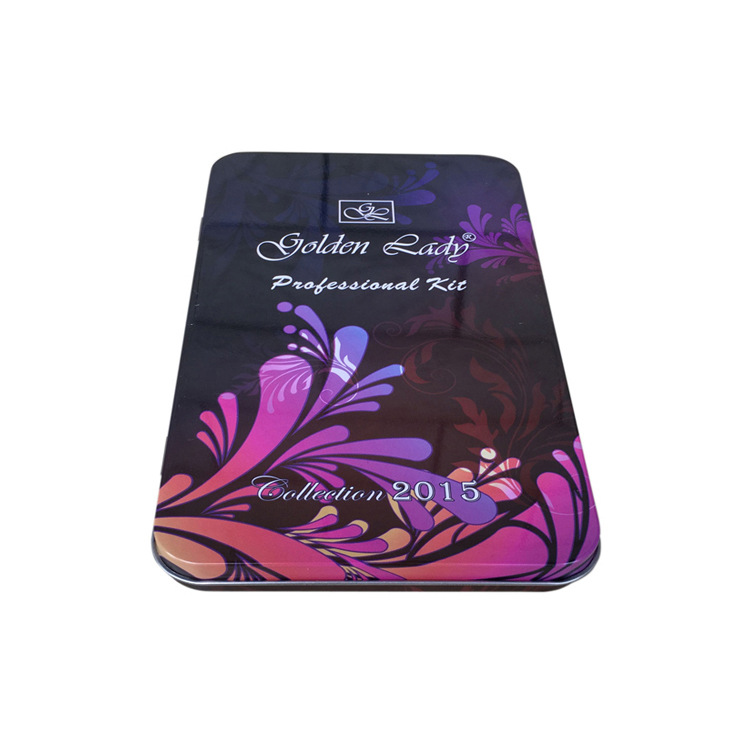 方形马口铁面膜铁盒 两片装化妆品铁盒 面膜包装马口铁盒