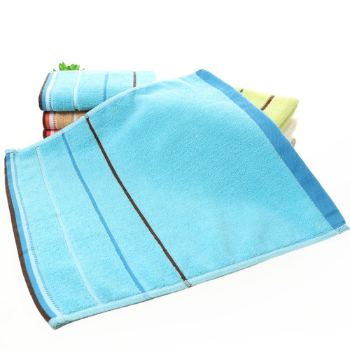 Square pure cotton face towel thickened absorbent large square towel kindergarten face cleansing towel children's hand towel manufacturer wholesale
