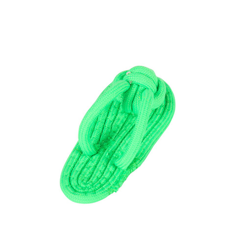 Factory direct selling pet products Candy multi-color tooth cleaning woven cotton rope slippers Puppy Teddy pet toys