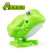 Wind-up plastic classic toy, frog, wholesale