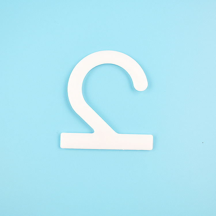 塑料挂钩 卡纸布样吊钩 塑料小吊钩 2字地毯钩 7.6x6.8cm