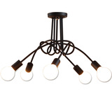 Креативная лампа, потолочный светильник для спальни для гостиной, светодиодная люстра, в американском стиле