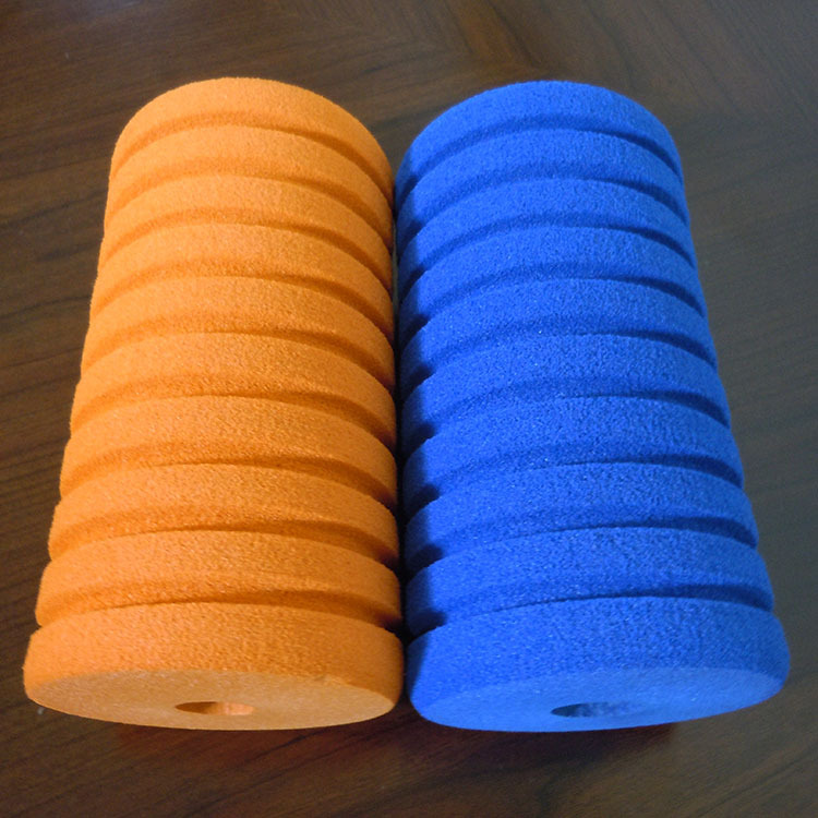 厂家批发混色橡塑海绵把套双色nbr泡棉护套管防震耐磨