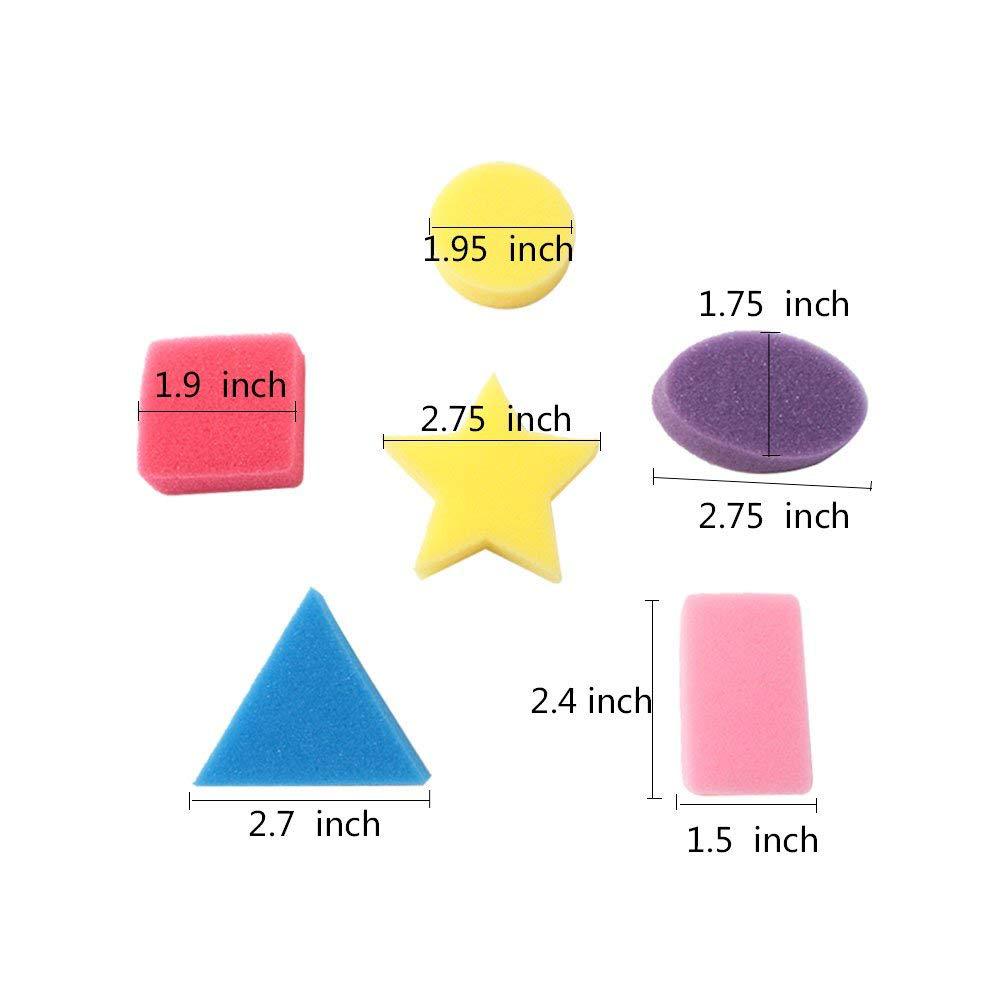 Kindergarten suministros de pintura para niños cepillo de rodillo cepillo de pintura cepillo de esponja espuma EVA frotar cepillo de esponja graffiti