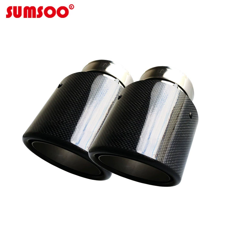 Прямая поставка с завода, обжим калибра 114, подходит для различных моделей модифицированных выхлопных труб из углеродного волокна.