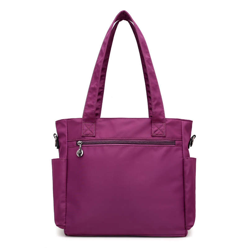 Bolso de hombro de las mujeres simples bolsa de mensajero de viaje al aire libre de gran capacidad bolsa de tela de nylon impermeable bolso de moda versátil