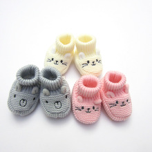 婴幼儿卡通毛线宝宝鞋婴儿鞋套学步鞋绒线鞋宝宝脚套