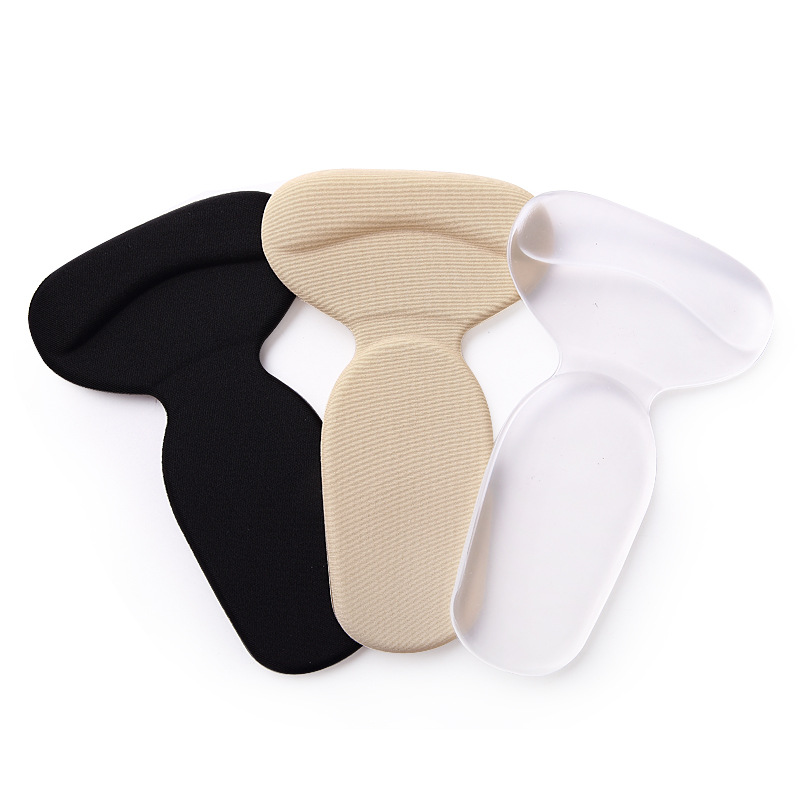 En stock al por mayor silicona dos en un talón pegatinas espesado anti-desgaste pie no talón anti-caída talón