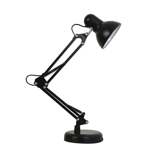 Plug-in LED Eye-Caring Desk Tattoo Sticker for University Students, Simple Bedroom Bedside Dorm Long Arm Clip 811 Desk Lamp