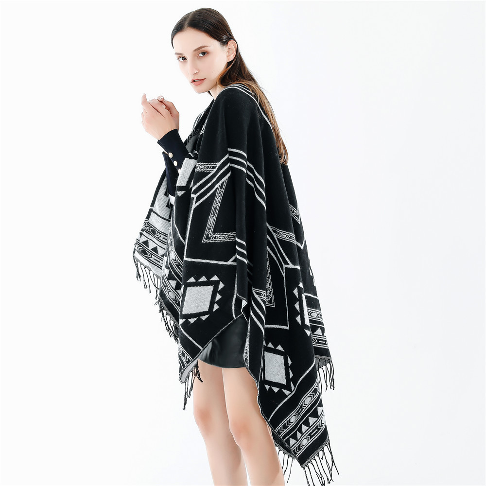 Bufanda de imitación de cachemira de alta gama, estilo europeo y americano, cálida, de moda, nueva colección otoño-invierno 2024, éxito de ventas transfronterizo, envío internacional.