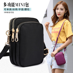 多功能女士MINI小包防水尼龍包大容量潮流腰包百搭休閒單肩斜挎包