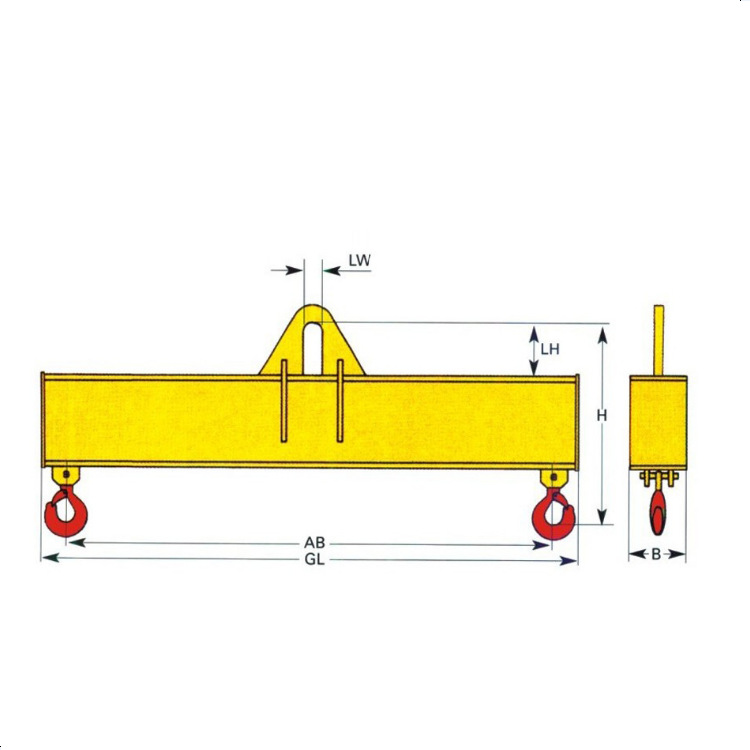 神州SW021厂家长期供应 起吊 平衡吊梁 可调式横梁系列可调节