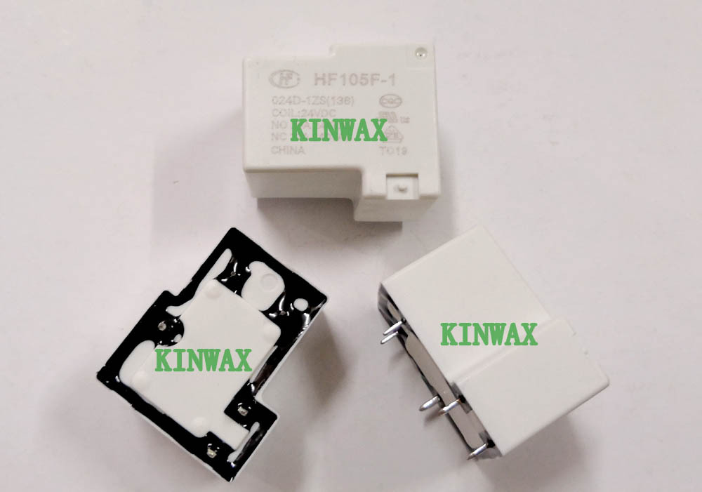 HF105F-1/018DT-1HF 继电器一组常开4脚30A240VAC线圈电压